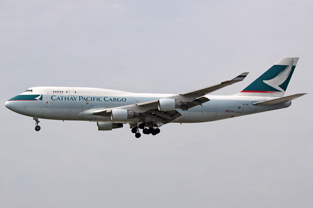 Cathay Pacific Cargo Boeing 747-412(BCF) in Frankfurt am 25,04,10