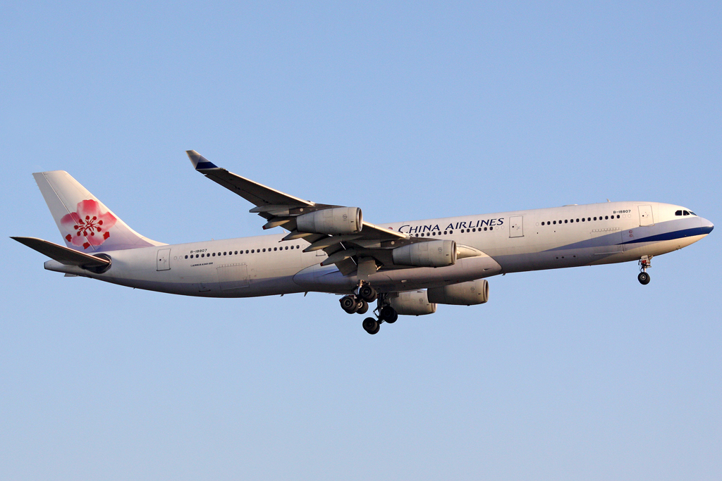 China Airlines Airbus A340-313X in Frankfurt am 25,04,10