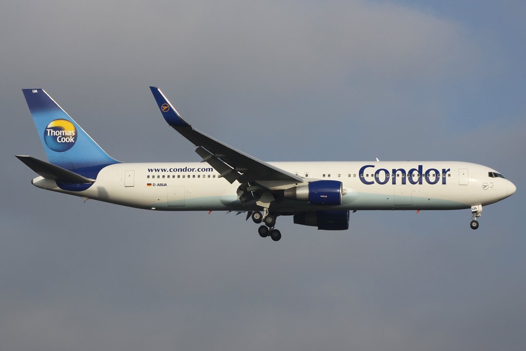 Condor B767 in Frankfurt am 07.02.10