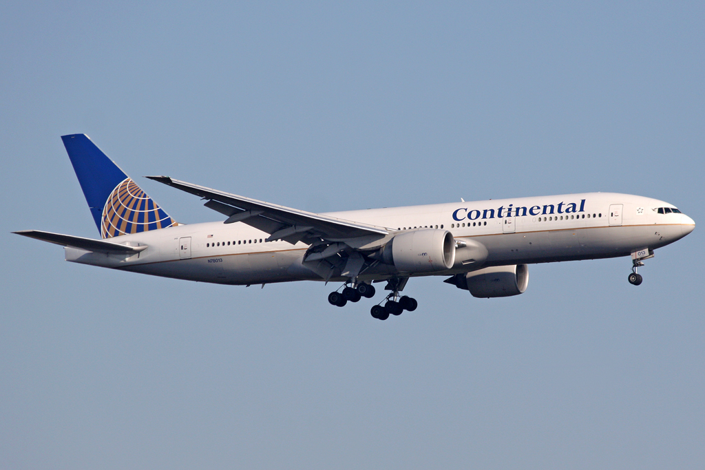 Download this Continental Airlines Boeing Frankfurt picture