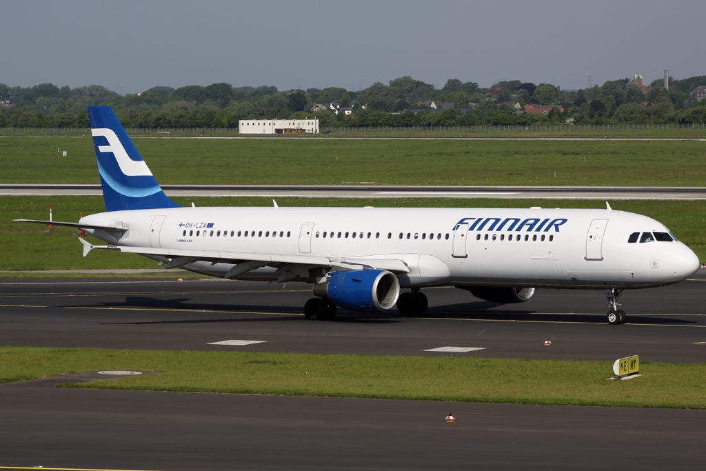 Finnair Airbus A321 in Dsseldorf am 24.05.10