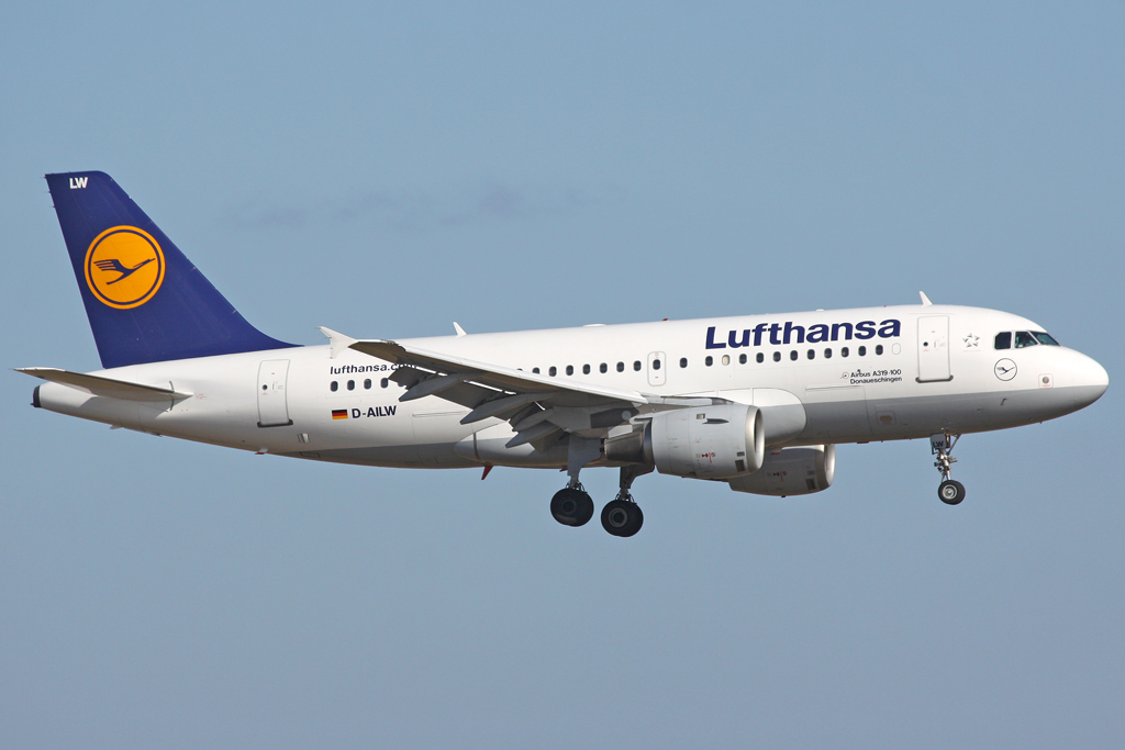 Lufthansa Airbus A319-114 D-AILW in Kln am 06,03,11