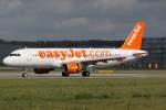 A 320-200 easyJet Airbus A320-214 D-AVVH in Hamburg Finkenwerder am 04,09,09