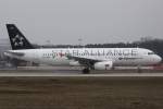 A 320-200 Spanair A320 Star Alliance in Frankfurt am 07.02.10