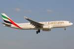 A 330-200 Emirates Airbus A330-243 A6-EKW in D�sseldorf am 16,07,09