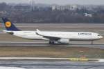 A 330-300 Lufthansa Airbus A330-343X in D�sseldorf am 13.02.10