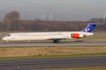 Dusseldorf - DUS/177346/scandinavian-airlines-sas-mcdonnell-douglas-md-82 Scandinavian Airlines (SAS) McDonnell Douglas MD-82 LN-RML in DUS am 17.01.2012