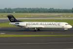 D-AFKB der Contact Air in Star Alliance Lacke rollt zur 23l @ DUS am 24.05.2010