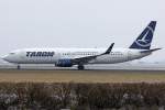 B 737-800 Tarom Boeing 737-8GJ YR-BGS in Amsterdam am 14,02,10