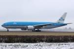 B 777-200 KLM - Royal Dutch Airlines Boeing 777-206(ER) in Amsterdam am 14,02,10