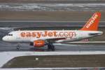 D�sseldorf - DUS Easyjet Airbus A319 in D�sseldorf am 13.02.10