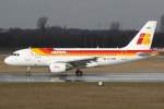 D�sseldorf - DUS Iberia Airbus A319-111 EC-KMD in D�sseldorf am 22,02,10