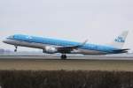 ERJ 190 KLM E190 beim rotate in Amsterdam am 14.02.10
