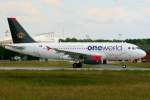 Ein Airbus 319-100 der Royal Jordanian aufgenommen in Frankfurt am 22.06.2010. Reg: JY-AYP.
