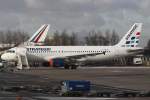 Strategic A320 abgestellt in Paris CDG am 30.01.10 