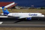 Condor Berlin Airbus A320-212 in Funchal am 22.07.10