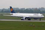 Lufthansa Airbus A330-343X D-AIKD in Dsseldorf am 09,05,10