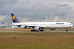 Lufthansa, A340-600, D-AIHA, in Frankfurt am 07,06,09