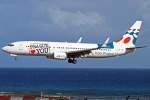 B 737-800/132428/travelservice-boeing-b-737-800-reg-ok-tvb Travelservice Boeing B 737-800 Reg: OK-TVB aufgenommen in Lanzarote ACE.