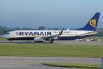 B 737-800/58208/ryanair-boeing-737-8as-ei-dln-bye-bye Ryanair Boeing 737-8AS EI-DLN Bye Bye Baby in  London Stansted am 02,06,09