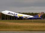 B 747-200/62523/atlas-air-b747-200-beim-to-rwy Atlas Air B747-200 beim t/o rwy 21 in Hahn