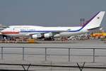 B 747-400/138140/eine-boeing-b-747-400-der-korean Eine Boeing B 747-400 der Korean Airforce aufgenommen in Frankfurt am 10.05.2011. Reg: HL7465.