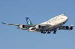 B 747-400/49100/air-new-zealand-boeing-747-475-in Air New Zealand Boeing 747-475 in London Heathrow am 09,01,10