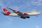 Virgin Atlantic Boeing 747-41R in London Heathrow am 09,01,10