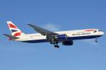 British Airways Boeing 767-336(ER)in London Heathrow am 09,01,10