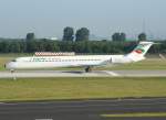 MD-80 Serie/44367/bulgarian-air-charter-mcdonnell-douglas-md-82 Bulgarian Air Charter McDonnell Douglas MD-82 Take-Off 23L in Dsseldorf am 04.07.09 