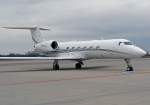 K�ln G5 Executive Gulfstream G450 HB-JGJ auf Ramp 'V' in K�ln/Bonn am 20.02.2010