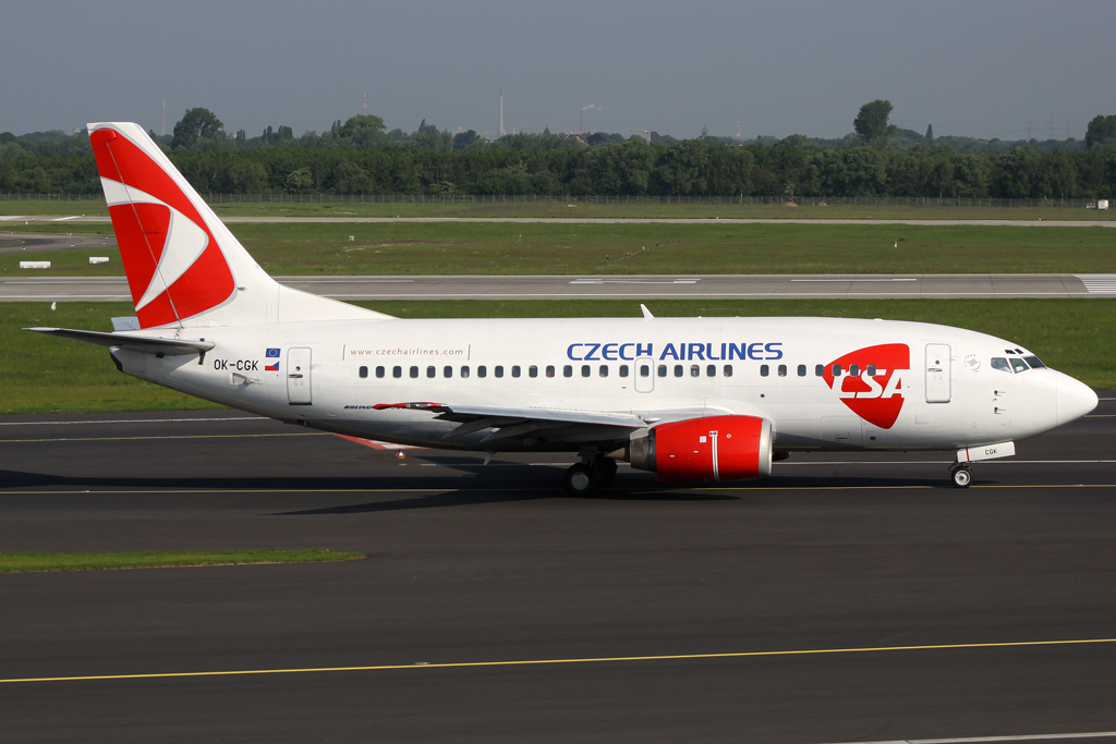 Czech Airlines (CSA) Boeing 737-55S in Dsseldorf am 24.05.10 