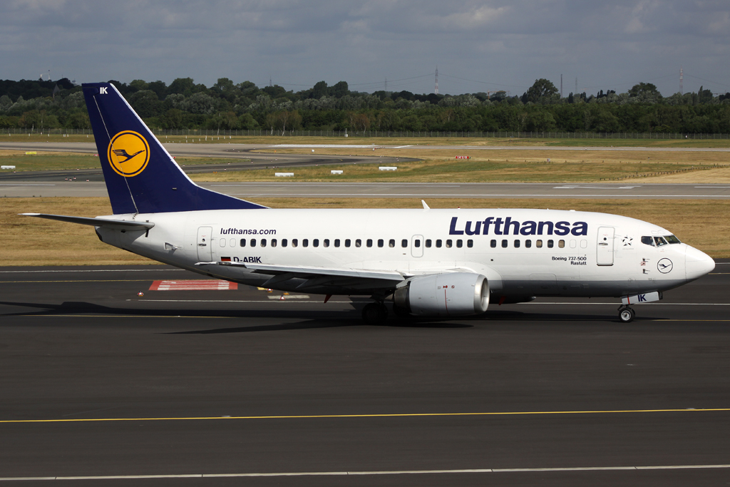 Lufthansa B737 aufgenommen am 15.07.10 in Dsseldorf 