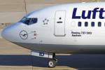 Dusseldorf - DUS/118028/eine-boeing-737-500-der-lufthansa-aufgenommen Eine Boeing 737-500 der Lufthansa aufgenommen in Dsseldorf am 29.01.2011. Reg: D-ABID.