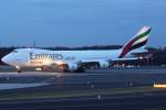 Emirates SkyCargo Boeing 747-47UF(SCD)in Dsseldorf am 21.02.10