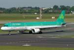 EI-DPE von Aer Lingus rollt Richtung Terminal @ DUS am 03.06.2010