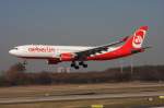 Die D-ALPB der Air Berlin in Dsseldorf am 08.03.2011.