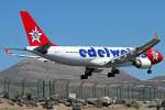 Edelweiss Airbus A 330-200 Reg: HB-IQI aufgenommen in Lanzarote ACE.