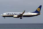 Ryanair Boeing B 737-800 Reg: EI-DLL aufgenommen in Lanzarote ACE.