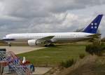 Private Air Boeing 767-300 HB-JJG abgestellt in Hahn.
