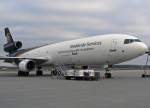 UPS McDD/Boeing MD-11F N281UP wartet auf neue Aufgaben in CGN, 14.12.09